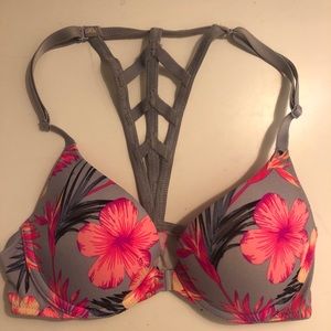 Pink bra